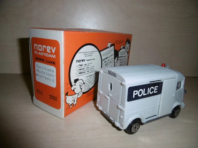 Maquette Citroën 15 Six Police NOREV 1:43 - Ancienne, Manque 1 Phare - Occasion Bon État