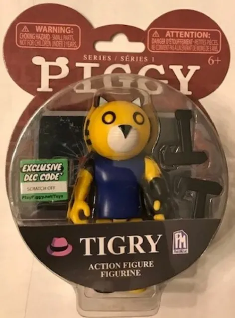 PIGGY Action Figure Series 1 - piggy, Tigry, Clown, Fox, & Dinopiggy Roblox