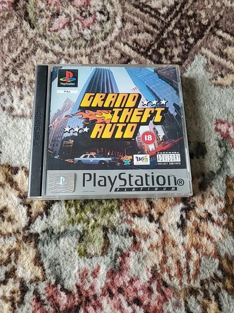 Grand Theft Auto Playstation 1  PS1 with GTA 3 soundtrack and maps