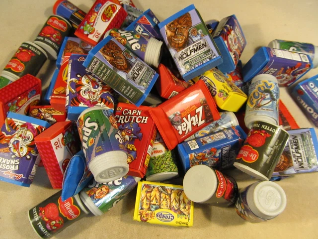 SPECIAL  LARGE LOT OF 72  2011 Wacky Packages Erasers  MIXED   Never Used