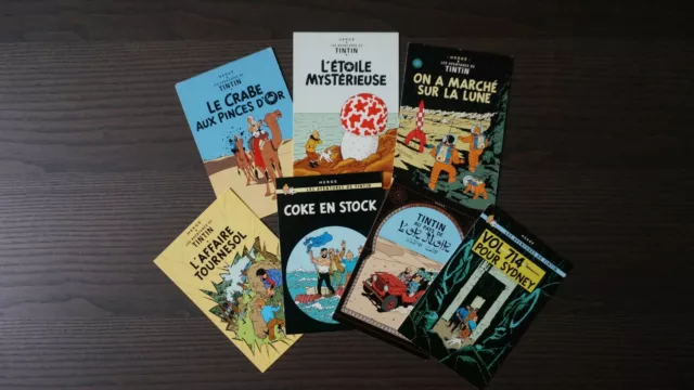 Tintin - Lot De 7 Cartes Format Cartes Postales - Editions Moulinsart