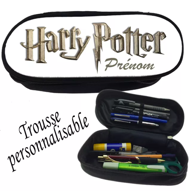 Trousse à crayons HARRY POTTER personnalisée avec prénom V1