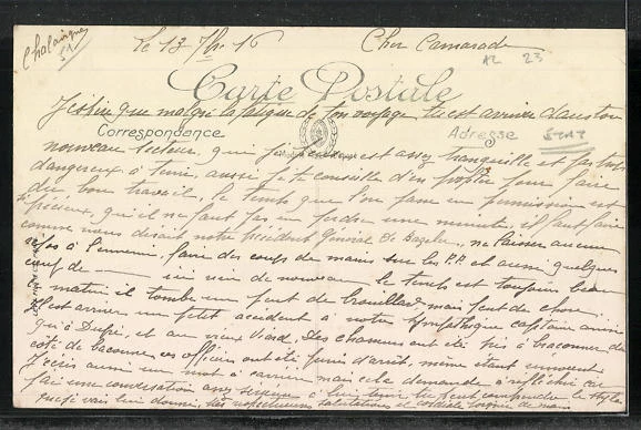 CPA Mourmelon, la Rue de Chalons 2
