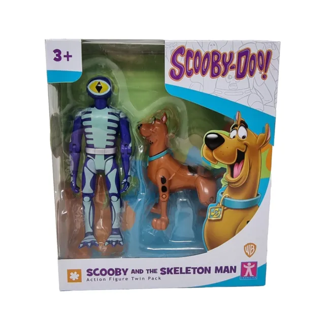 Scooby-Doo Action Figure Twin Pack - Scooby And The Skeleton Man New Sealed