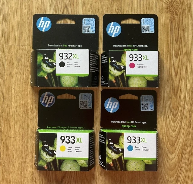 Cartucce HP 932XL 933XL Cartucce HP 932XL-933XL Multi Pack - 4 Cartucce Originali Alta Capacità Per Stampanti OfficeJet Cartucce Alta Capacità - Foto 5