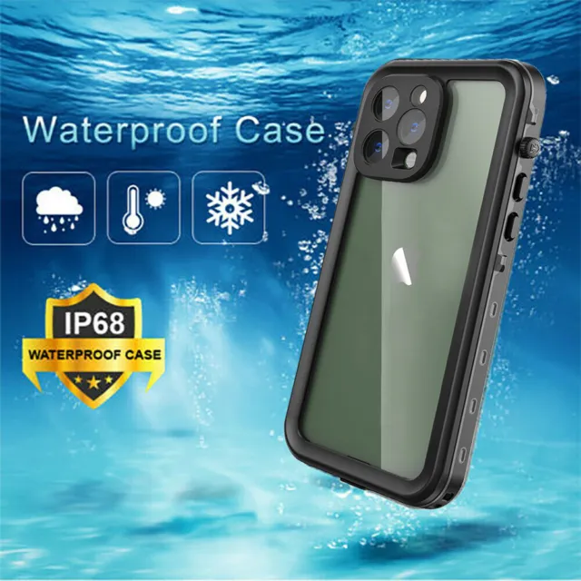 360 Full Body Waterproof Shockproof Case Cover For iPhone 15 14 Pro Max 13 12 11