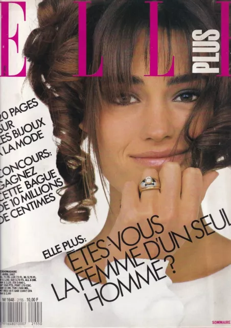 Elle France 1987 Yasmin Lebon Roberta Chirko Michelle Eabry Fashion Beauty Model