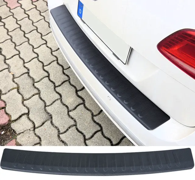 Für VW T5 Multivan Transporter Ladekantenschutz Carbon Look mit Abkantung Schutz