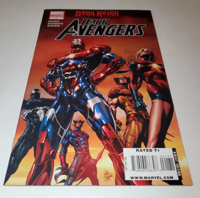 Dark Avengers #1 2009 Vf-/Nm 2Nd Print Variant !! 1St App Iron Patriot !!
