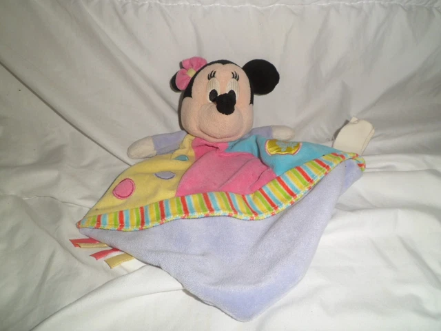 doudou minnie disney rose jaune bleu mauve simba toys benelux nicotoy