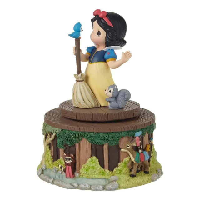 Precious Moments Disney Snow White Figurine 6 Inch Rotating Musical 231107