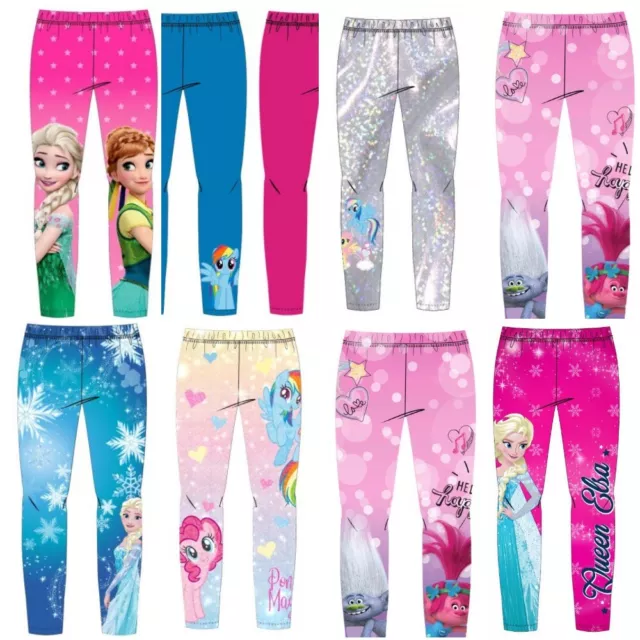 Frozen, Trolls, My little pony, Paw Patrol girls leggings age 3 4 5 6 7 8 9