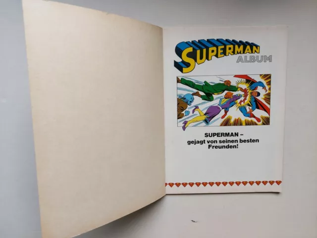 Ehapa Comic -  Superman Album Nr. 8 / Top Zustand / Z1-2 (mit Sammelecke) 3