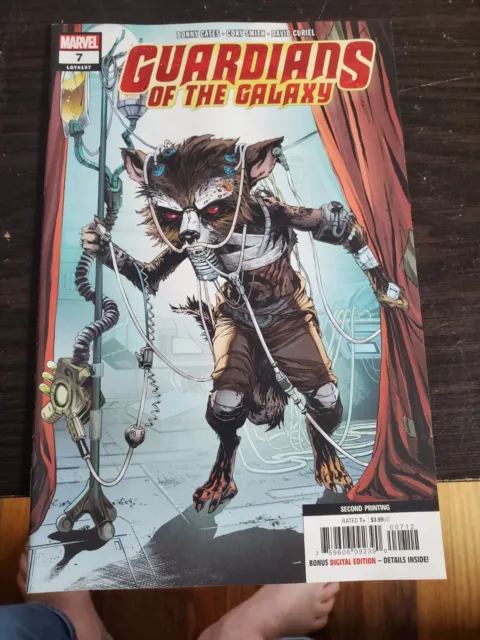 Guardians Of The Galaxy #7 2nd Print Marvel Comics Donny Cates 2019
