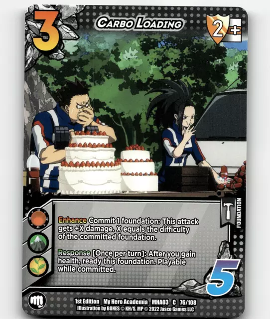 UniVersus Carbo Loading My Hero Academia: Heroes Clash 1st Edition C