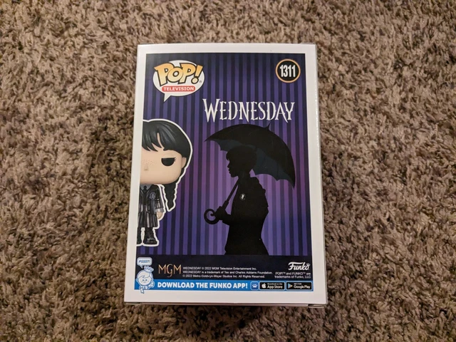 Funko Pop Wednesday Addams Hot Topic Metallic Vinyl Figure #1311 Netflix 3