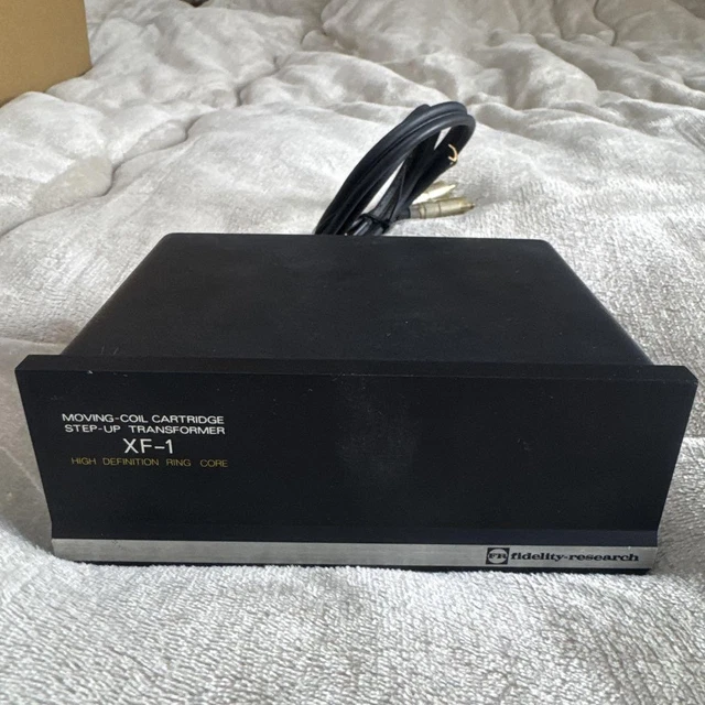 FIDELITY-RESEARCH XF-1 STEP-UP Transformer for MC Cartridge