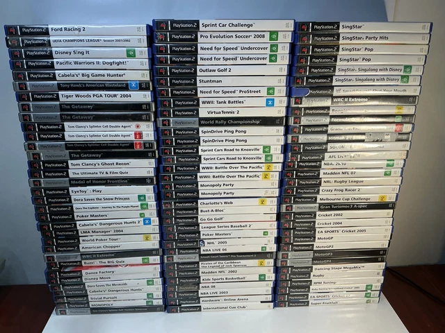 PLAYSTATION GAMES Select A Title PicClick AU