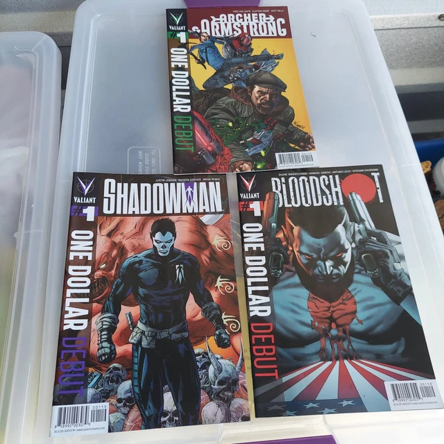 One Dollar Debut Edition VALIANT #1 - Shadowman - Bloodshot - Archer Armstrong