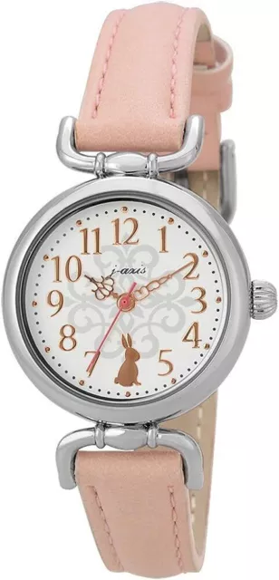 [J-Axis] Reloj para mujer Reloj con icono de animal antiguo HL194-PI Rosa
