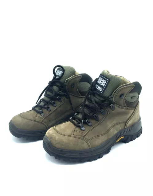 Hiking Plus BAMA-TEX Botas De Cuero Marrones Para Hombres T.41 US.8,5 UK.7