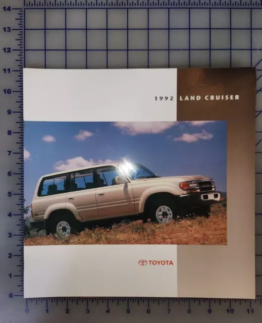 1992 Toyota Land Cruiser Brochure Original