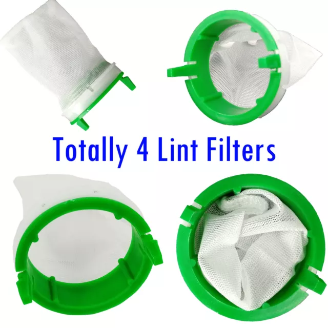 4X Washing Machine Lint Filter Bag For SIMPSON HOOVER WESTINGHOUSE P/N 05642573