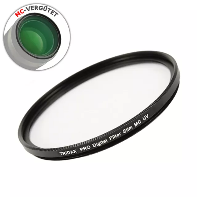 Tridax PRO SLIM MC UV Filter 12-fach vergüt. 37 40,5 46 49 52 55 58 mm