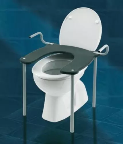 Sedia seduta sedile rialzo wc vaso o bidet alza water con manici alzawater