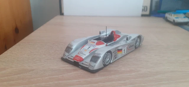 audi r8 24 heures du mans 2002 3eme metropole collection 1/43 ref10