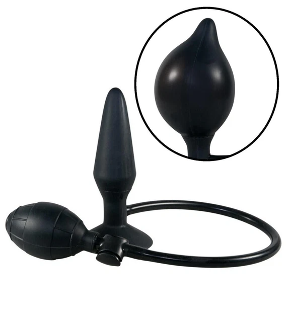 Tapón anal inflable con ventosa, dilatador a tope, consolador usable,...