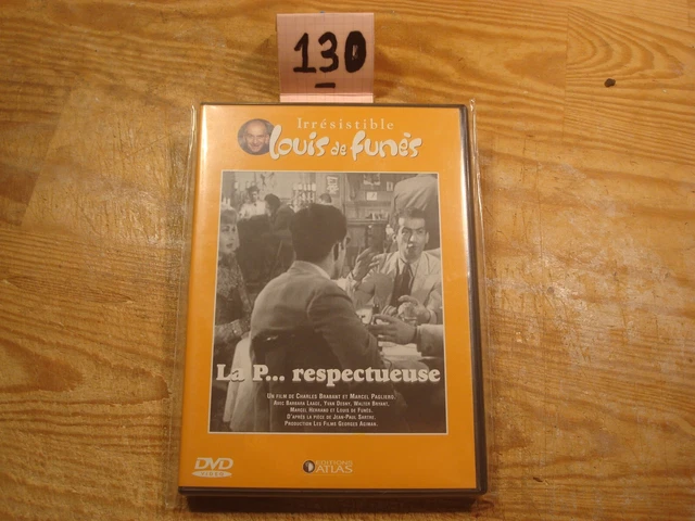 DVD : LA P... RESPECTUEUSE - Louis DE FUNES / Comme Neuf