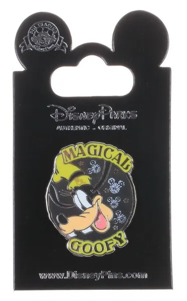 Disney HKDL Magical Goofy Pin With Packing Rare