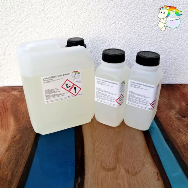 SET Epoxidharz 7 kg Epoxy Gießharz Glasklar Epoxydharz ART Holz Tisch 12,14 €/kg