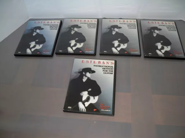 Esteban's Instructional Method for the Guitar Volumes  1-5 DVD 