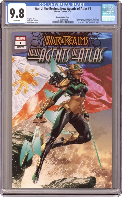 War of the Realms New Agents of Atlas #1 Suayan Odyssey CGC 9.8 2019 4199023014