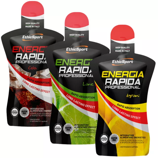 Ethicsport Energia Rapida Professional pack  50 ml Carboidrati Caffeina Potassio