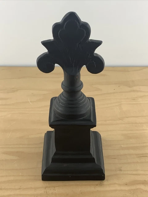 Vintage Ornate Heavy Cast Iron Finial /Door Stop 9.1/2''Tall 4.25 Pounds