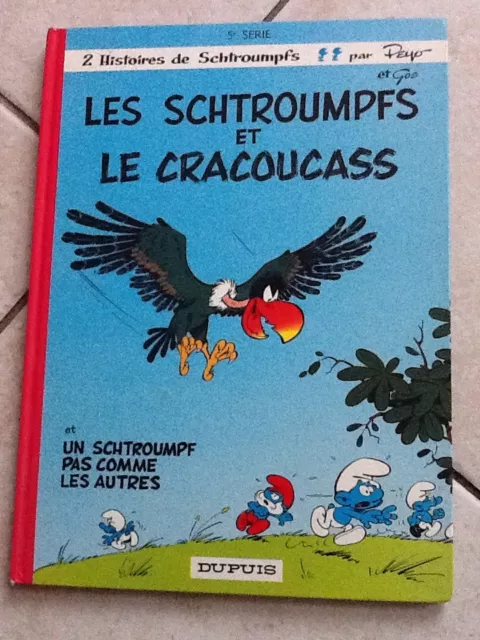 Livre bd Les Schtroumpfs Et Le Cracoucass 1982