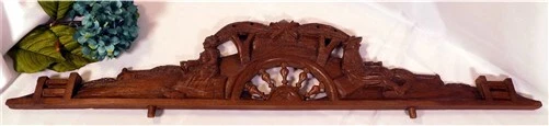 Crown Molding Furniture Trim, Door Window Pediment, Architectural Salvage A79,