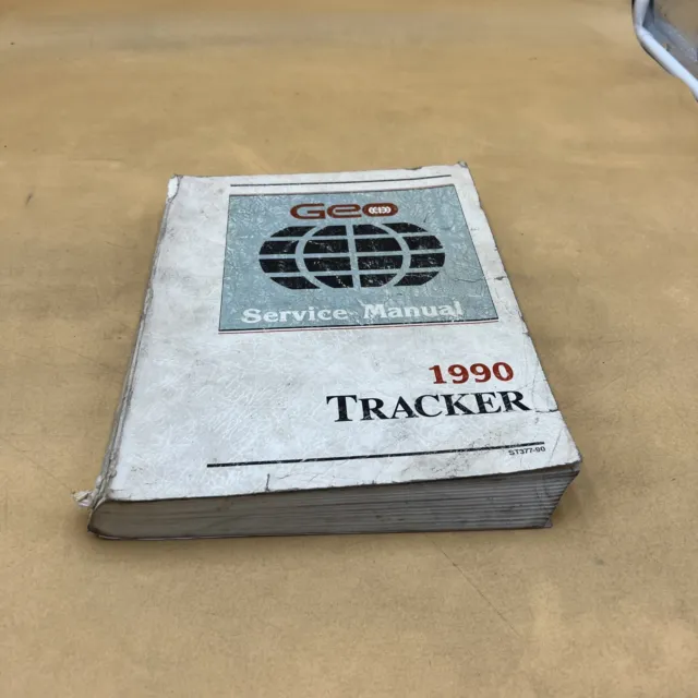 1990 Chevrolet Geo Tracker Service Shop Repair Guide Manual Book St377-90