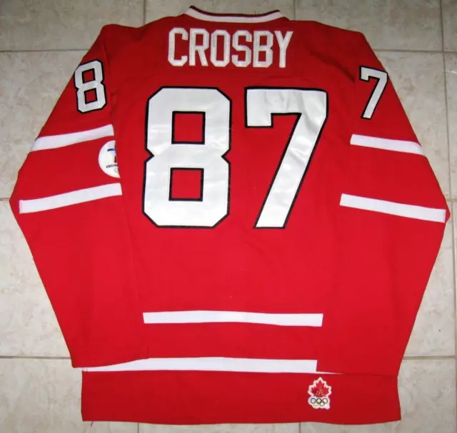 #87 Sidney CROSBY Team CANADA Replica NIKE Jersey, Size Men L