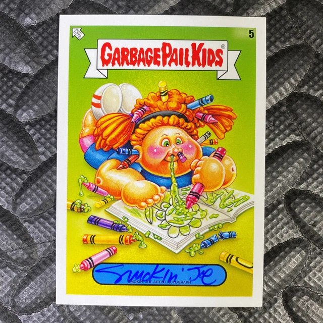 GARBAGE PAIL KIDS 2022 Book Worms Autograph Auto Card 5 Smokin' Joe