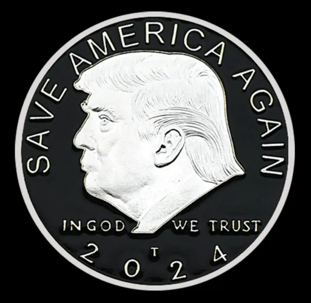 Donald Trump ‘Save America Again 2024’ Alloy Medallion. Free Postage