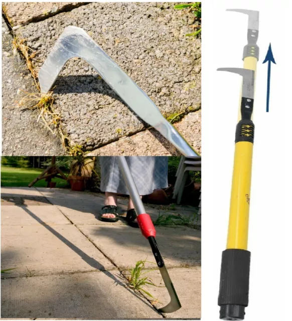 Garden Telescopic Patio Paving Remover Slab Weed Weeding Removal Tool Knife