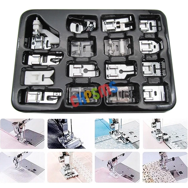 15Pcs Pieds-de-Biche,Kit De Machine à Coudre Pieds Presseur De Rechange Pièces Accessoires Pour Brother Babylock New Home Singer Pfaff Janome Kenmore Etc 15Pcs Pieds-de-Biche,Kit De Machine à Coudre Pieds Presseur De Rechange Pièces Accessoires Pour Brother Babylock New Home Singer Pfaff Janome Kenmore Etc