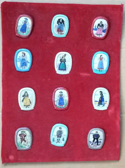 12 pines vintage bordados