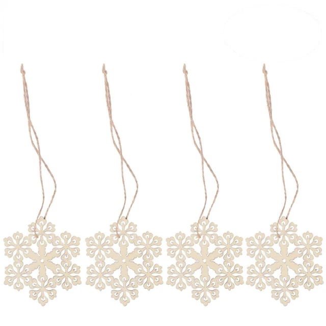 10 Pcs Weihnachtsbaum Schneeflocke Hängende Verzierung Weihnachten Schmücken