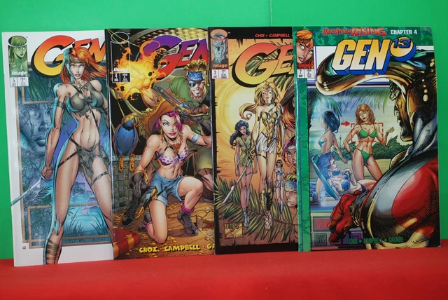 Image Comics Gen 13 (2nd Series) #2-3-4-5  (1995)  ALL NEW / Unread