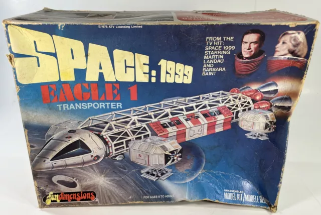 VTG MPC Space 1999 Eagle 1 Model Kit New Sealed Contents 1:72 1975 Fun Dimension